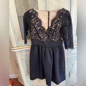 Eliza J lace dress in black 
size 6